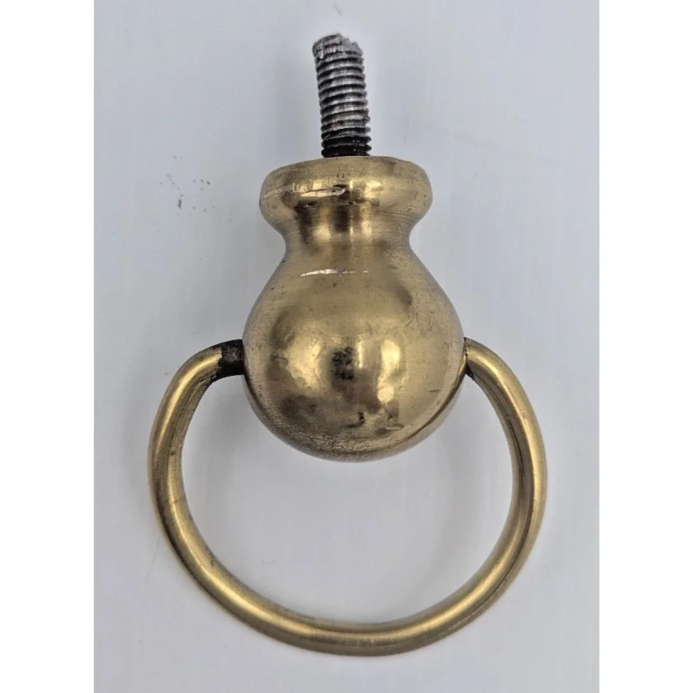 Brass Koi Fish Dolphin Screw on Part Solid Decor Repurpose Furniture Piece